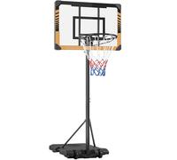 Yaheetech Panier de Basket Portable Réglable en Hauteur 226,5-256,5 cm Panier de Basket Extérieur/Intérieur pour Moins de 10 Ans