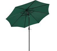 Yaheetech Parasol de Jardin Extérieur Parasol Inclinable 230cm/270cm/327cm avec 8 Baleines Cadre en Métal Protection Solaire pour Jardin Terrasse Patio Piscine Plage Balcon 270 cm Vert
