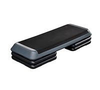 Yaheetech Stepper Aérobic 110x43cm Hauteur Réglable 11/16/21cm Max. 250 kg | Plateforme Large Surface Antidérapante à Rainures, Portable, pour Maison, Bureau, Salle de Sport et Entraînements Variés