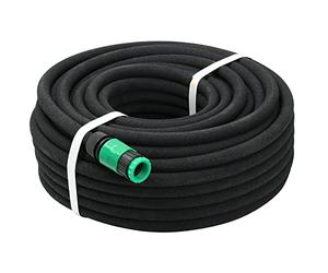 Yaheetech Tuyau d'Arrosage Goutte à Goutte Extensible 50 M Micro Irrigation Système Arrosage 12mm Jardin/Plante de Serre/Plate-Bande/Patio/Gazon