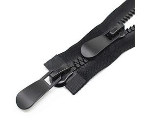 YaHoGa 60 cm #15 Très grande Fermeture Éclair Double Curseur Séparable 11mm Fermeture éclair Pour Manteaux épais et Doudounes épaisses