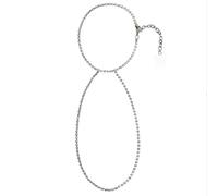 YAHOYA 1pc Surround Talons Hauts Bracelet de Cheville Accessoires Simple Bijoux Femme Cristal Strass Pied Bijoux Cheville Bracelet pour Femmes Sandales