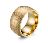 YAHOYA Corps de Joint en Titane Taiyi Bague de malédiction de lumière dorée Bague de malédiction Divine taoïste Retro Finger Pulling pour Hommes
