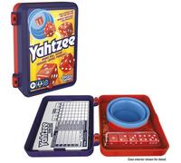 Yahtzee refresh, jeu de dés | gobelet repliable et boîtier de rangement | jeu familial pour enfants, ados et adultes | dès 8 ans