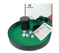 Yahtzee Set - Boîte à dés - Jeu de dés - Jeu de société - Boîte à dés - Pitbox - Jeu de dés - Cadeau pour femme et homme