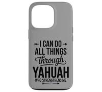 Yahuah Yahusha Lion de Juda Racines hébraïques Faith Apparel Coque pour iPhone 13 Pro