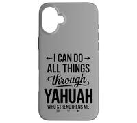 Yahuah Yahusha Lion de Juda Racines hébraïques Faith Apparel Coque pour iPhone 16 Plus