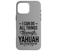 Yahuah Yahusha Lion de Juda Racines hébraïques Faith Apparel Coque pour iPhone 16 Pro Max