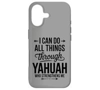 Yahuah Yahusha Lion de Juda Racines hébraïques Faith Apparel Coque pour iPhone 17