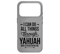 Yahuah Yahusha Lion de Juda Racines hébraïques Faith Apparel Coque pour iPhone 17 Pro