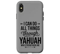 Yahuah Yahusha Lion de Juda Racines hébraïques Faith Apparel Coque pour iPhone X/XS