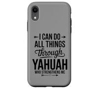 Yahuah Yahusha Lion de Juda Racines hébraïques Faith Apparel Coque pour iPhone XR