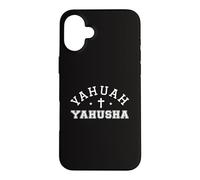 Yahuah Yahusha Seigneur Jésus Christ Dieu Hébreu Créateur Messie Coque pour iPhone 16 Plus