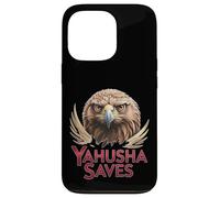 Yahusha Sauve Aigle Racines hébraïques vêtements messianiques Yahuah Coque pour iPhone 13 Pro