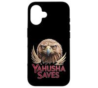 Yahusha Sauve Aigle Racines hébraïques vêtements messianiques Yahuah Coque pour iPhone 16