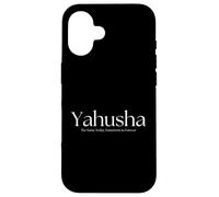 Yahusha The Same Today, Tomorrow & Forever. Nom du fils de Dieu Coque pour iPhone 16