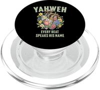 Yahweh Boho Floral Humain Cœur Anatomique juif hébreu PopSockets PopGrip pour MagSafe