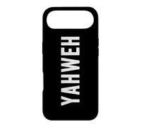 Yahweh Foi chrétienne Jésus Religieuse Écriture Typographie Coque pour iPhone Air