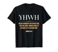 Yahweh YHWH N'adorez aucun autre Dieu Hébreu Juif T-Shirt