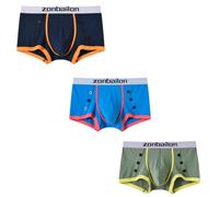 YAHWULAI Herren Boxershorts Bambus Bambusfaser Bulge Enhancing Unterwäche Boxer mit Big Ball Pouch Soft Multi XL