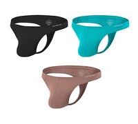 YAHWULAI Herren Slips Sexy Bequem Weich Elastisch und Atmungsaktiv mit Konturierter Passform und Hautfreundlichem Material 3 Multi M