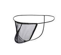 YAHWULAI Herren Strings aus Weichem und Bequemem Material mit elastischem Bund Perfekt für den Sommer Schwarz 2XL