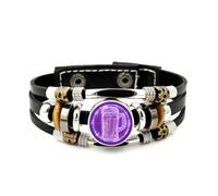YAIEWNE Bracelet Ajustable En Cuir Tressé, Style Ethnique, Avec Projection Numérique Tranches De Fête De La Bière, Accessoire D'Amitié, Pour Un Anniversaire Ou Noël.
