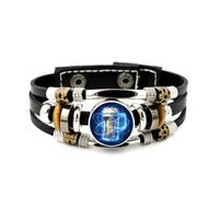 YAIEWNE Bracelet Ajustable En Cuir Tressé, Univers De La Fête De La Bière, Intrication Quantique, Accessoire Pour Cadeau D'Anniversaire Et De Noël, Artisanal Ethnique