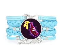YAIEWNE Bracelet Fault Art Ajustable En Cuir Tressé, Style Ethnique, Accessoire Idéal Pour Célébrer Une Fête De La Bière. Cadeau Parfait Pour Un Anniversaire Ou Noël.