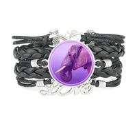 YAIEWNE Cadeau,Unique,Éléphant,Erreur,Art,Ajustable,Peau,Brodée,Bracelet | Multistrat,Punk,Bracelet,Fait main,Offre,Bangle,Accessoire,Amie,Amoureux,Ethnique,Amitié,Anniversaire,Noël,Musique,Art
