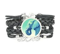YAIEWNE Texturé,Amitié,Éléphant,Erreur,Art,Ajustable,Peau,Brodée,Bracelet | Multistrat,Punk,Bracelet,Fait main,Offre,Bangle,Accessoire,Amie,Amoureux,Ethnique,Amitié,Anniversaire,Noël,Musique,Art