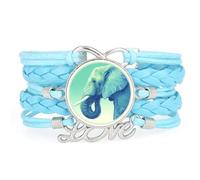 YAIEWNE Texturé,Amitié,Éléphant,Erreur,Art,Ajustable,Peau,Brodée,Bracelet | Multistrat,Punk,Bracelet,Fait main,Offre,Bangle,Accessoire,Amie,Amoureux,Ethnique,Amitié,Anniversaire,Noël,Musique,Art