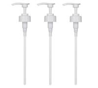 YAISUHCHNYE Lot de 3 pompes distributrices remplaçables avec tube, dose de 4 ml, tête de pompe pour détergents, shampooings, huiles de cuisson, produits alimentaires