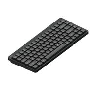 YAJBHnzpt Clavier mécanique sans Fil 84 75%, échangeable à Chaud, Profil Bas, avec Bouton RGB monté sur Joint, Compatible avec Nuphy Node75(Obsidian Black)