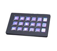 YAJBHnzpt Panneau de Console Multifonctionnel, Assistant de Bureau, 15 Actions de déclenchement de Macro, Clavier personnalisé (AKP153E-Black)