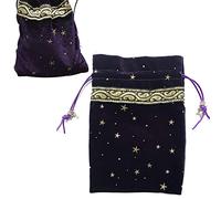 Yajimsa 2 sacs sport, runes et bijoux - Sac cadeau voyage pour hommes et femmes - Pochette en velours pour dessin pour cartes tarot et oracle, cristaux