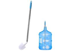 Yajimsa Brosse à 24 pouces, brosse à seau avec poignée longue, brosses nettoyage incurvées en acier inoxydable 60 cm pour bouteilles d'eau, seau distributeur d'eau