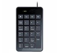 Yajimsa Clavier numérique pour ordinateur portable - Comptabilité financière - 10 touches numérotées - Pavé numérique - Clavier d'extension externe filaire avec touches numériques compactes