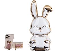 Yajimsa téléphone pliable en forme lapin mignon, téléphone portable, tige traction créative et design pliable, pour profiter du temps dramatique avec une posture illimitée