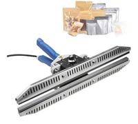 YAJJL Pince À Sertir Portable, Thermosoudeuse avec Bande Chauffante Double Face, Température Réglable De 0 À 300 °C Et Largeur De Scellage De 12 Mm pour Sachets Aluminium, Kraft Et Mylar