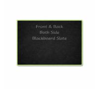 YAJNAS Tableau noir double face 17,8 x 22,9 cm pour enfants | Tableau d'apprentissage de pré-écriture | Petit tableau noir pour la pratique du dessin et de l'écriture avec cadre coloré