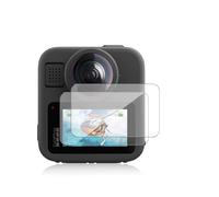 YAJOJO Lot de 2 protections d'écran en verre trempé pour caméra GoPro Max2-9H, anti-rayures, sans bulles, clarté HD