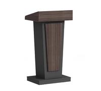 Yajuer Pupitre avec roulettes Verrouillables, Pupitre avec Base Lourde en Bois Et Grand Espace De Rangement, Pupitres Et Podiums pour Églises, Conférences, Mariages