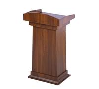 Yajuer Pupitre en Bois avec étagère de Rangement, en MDF de qualité supérieure, pupitres pour églises, pupitre Portable pour Bureau(Yellow)