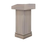 Yajuer Pupitre en Bois, Chaire avec Base Lourde en Bois, Pupitre Portable, Pupitre D'hôtesse pour Présentation en Salle De Classe Ou D'église
