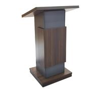 Yajuer Pupitre en Bois, Pupitre Mobile avec roulettes Et Grand Espace De Rangement, pour Présentations en Salle De Classe Ou D'église