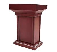 Yajuer Pupitres Et Podiums en Bois sur Pied, Chaire D'église avec Rangement, Support Portable pour Églises, Bureaux, Séminaires, Auditoriums, Écoles(60 * 50 * 110cm)