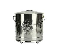 Yajuer Tonneau de combustion en acier inoxydable, incinérateur de déchets de cour, fournitures rituelles traditionnelles, brûleur à papier pour brûler des documents, feuilles et débris de jardin