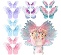 Yajuo Lot de 10 paires de papier de soie coloré pour bouquets de fleurs, accessoires pour bouquets de fleurs, emballage de fête, mariage, bouquets de fleurs, cadeau d'anniversaire, emballage artisanal