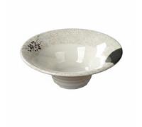 Yajuyi Bol à Dessert en Mélamine Bol Coupe Ramequin Coupelle Bol à Glace Mélamine Solide Incassable Effet Céramique Émail Craquelé Base Stable Présentation, 8 Pouces